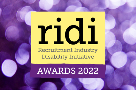 RIDI Awards 2022 sparkly background logo